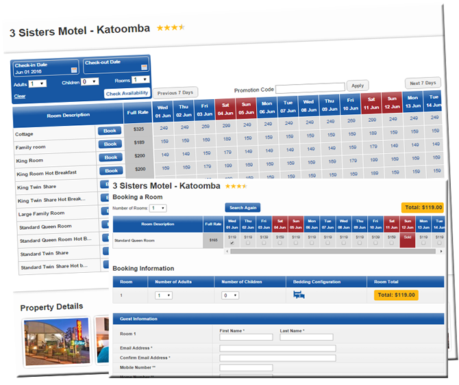 Check Availability and Book Accommodation Online at 3 Sisters Motel Check Availability and Book Accommodation Online at 3 Sisters Motel